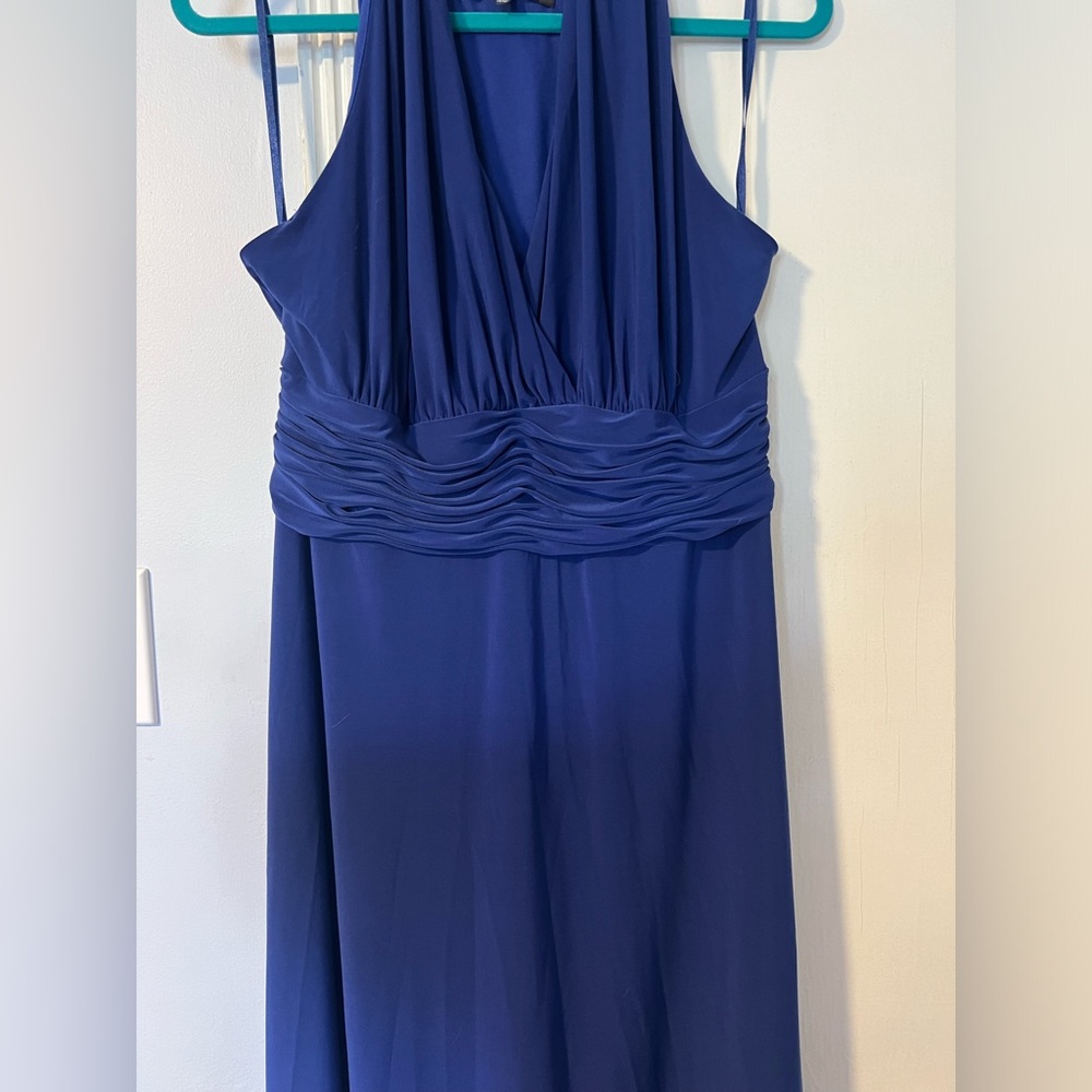 Jones Wear Blue Halter Fit and Flare Jones Wear Dress size 16 Bundle Deal 3/$20